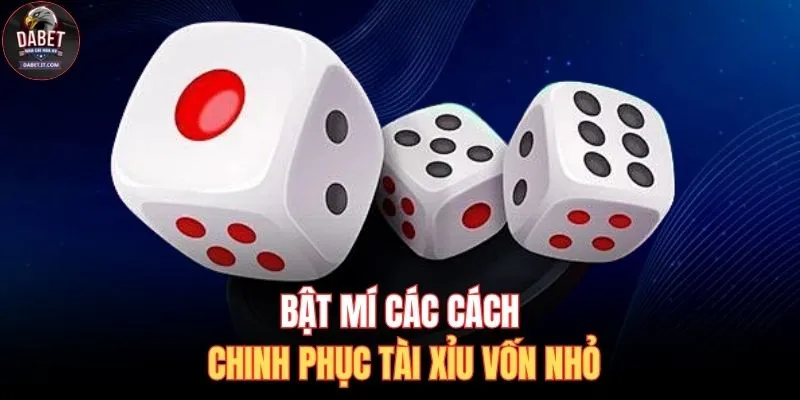Bật mí các cách chinh phục tài xỉu vốn nhỏ