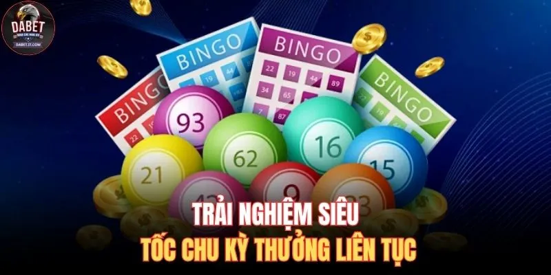 Trải nghiệm siêu tốc chu kỳ thưởng liên tục